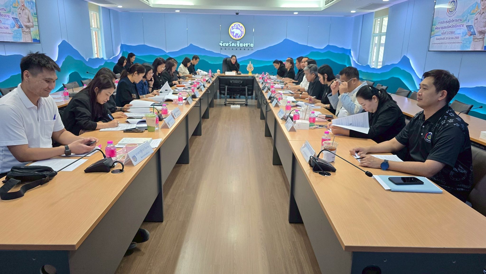 พช.ดอยหลวง ร่วมประชุมผู้บริหารงานพัฒนาชุมชน ครั้งที่ 3/2569