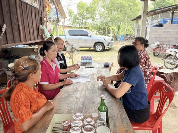 พช.ดอยหลวง ลงพื้นที่ตรวจเยี่ยมและติดตามการดำเนินงานของกลุ่มสมาชิกกองทุนพัฒนาบทบาทสตรี